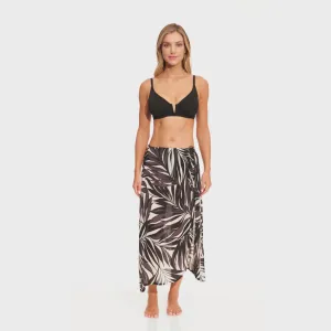 Anne Cole Palm Chic Ring Sarong Skirt