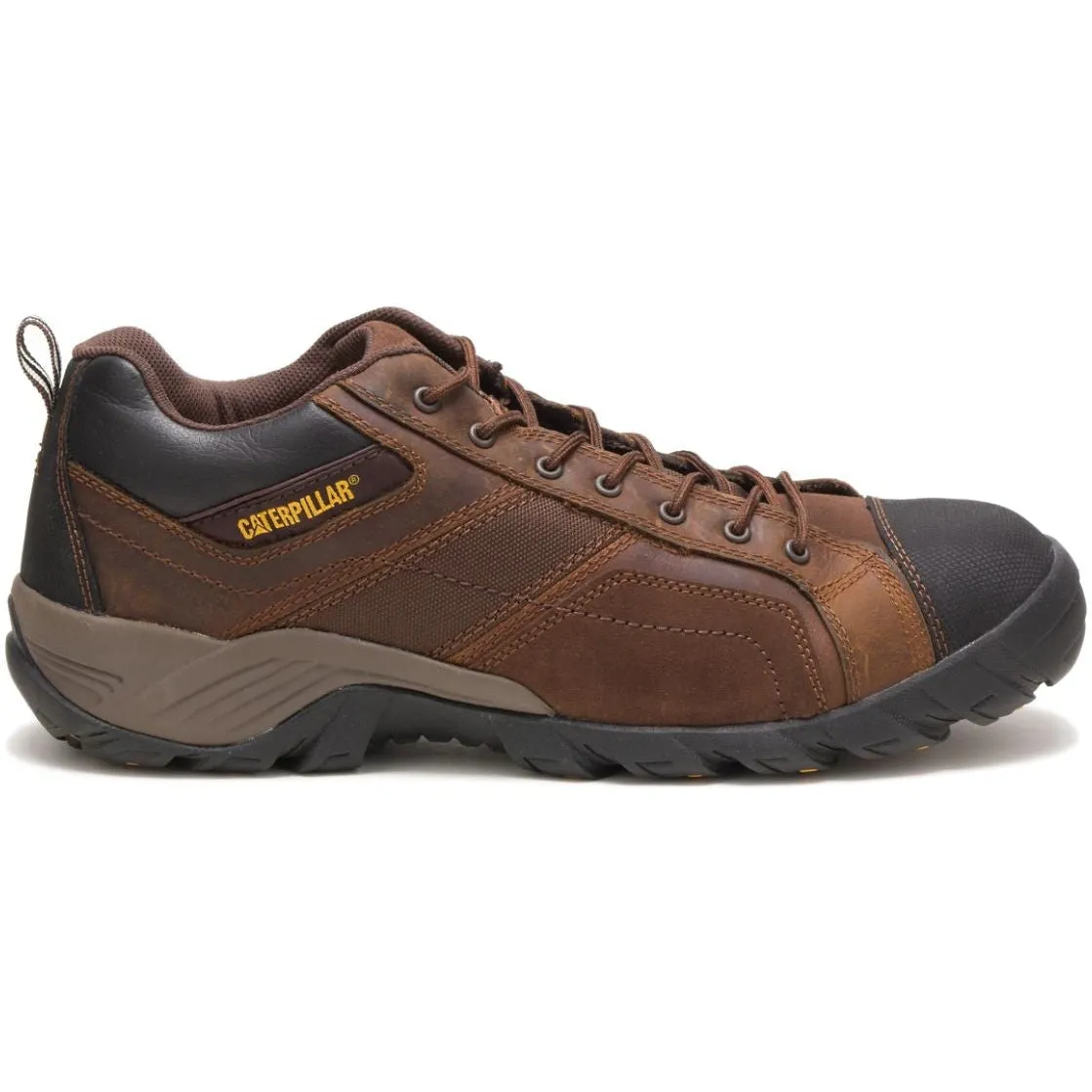 CAT Men's Argon Composite Toe Work Shoe - Dark Brown - P89957