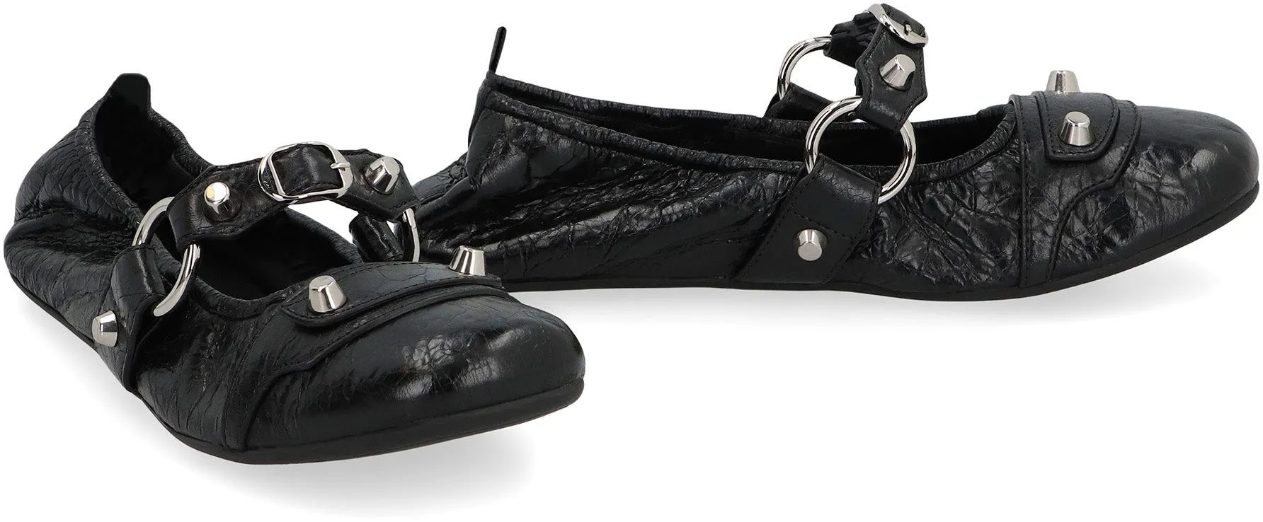 City Leather ballet flats