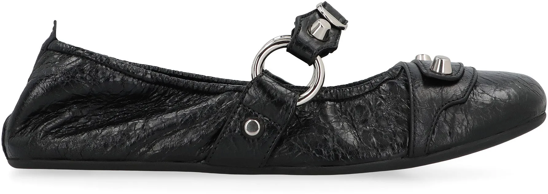 City Leather ballet flats