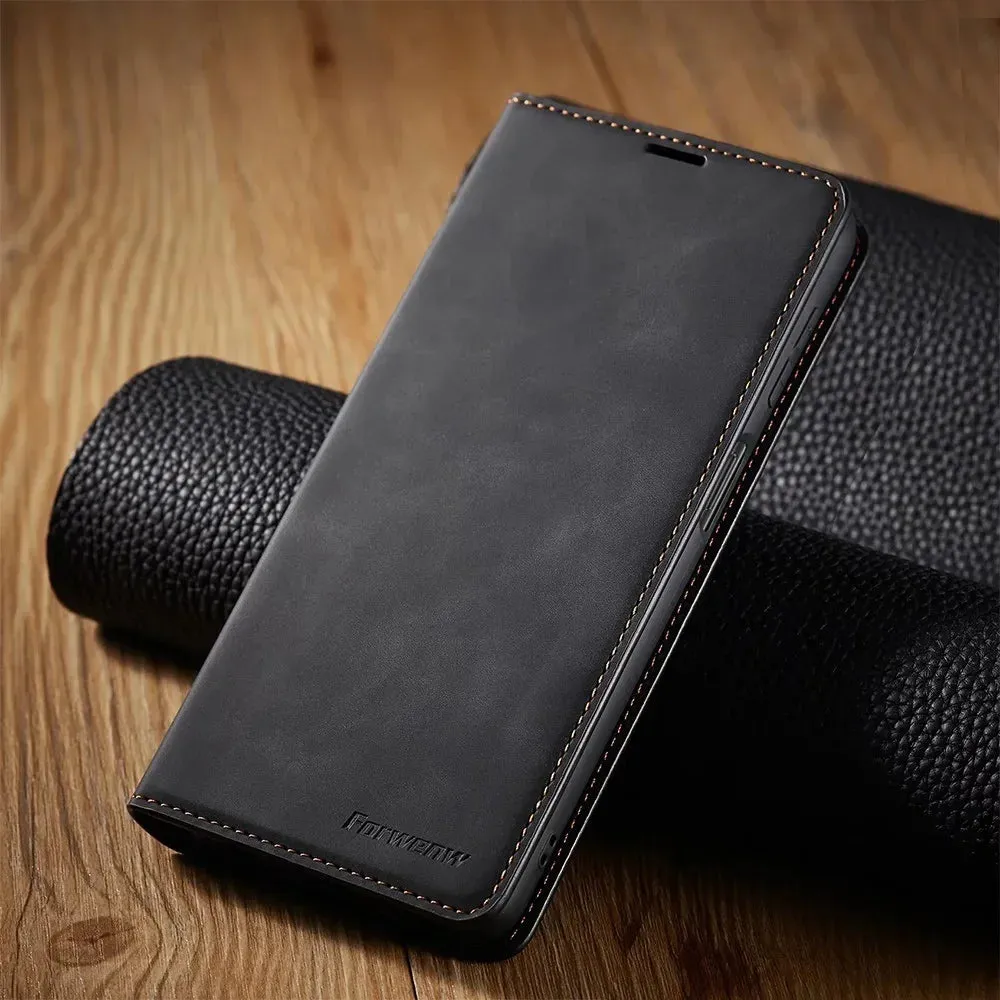 Classic PU Leather Wallet Flip Case for Samsung Galaxy A Series