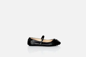 Fendi Baguette Leather Ballet Flats