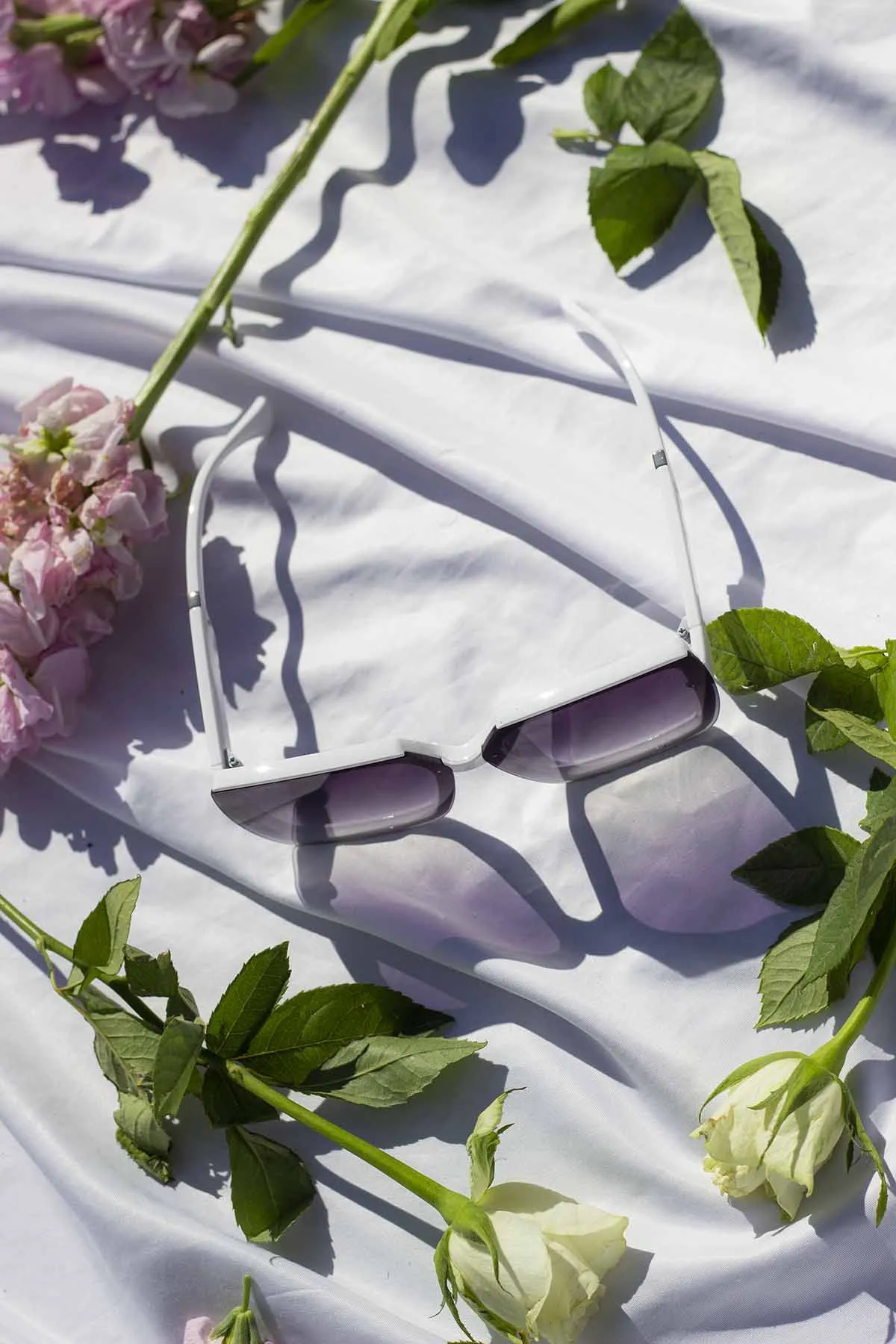 Front Lens Chunky Square Angled Sunglasses