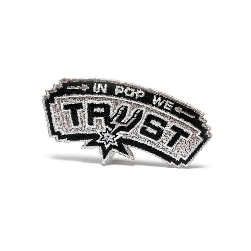 In Pop We Trust-Embroided Patch