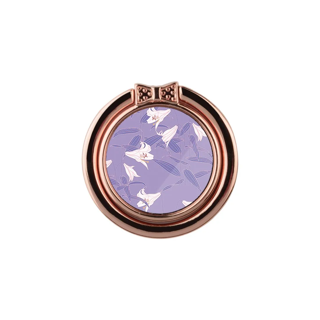 Lavender Lily | Custom Phone Ring Holder  (Non-MagSafe)