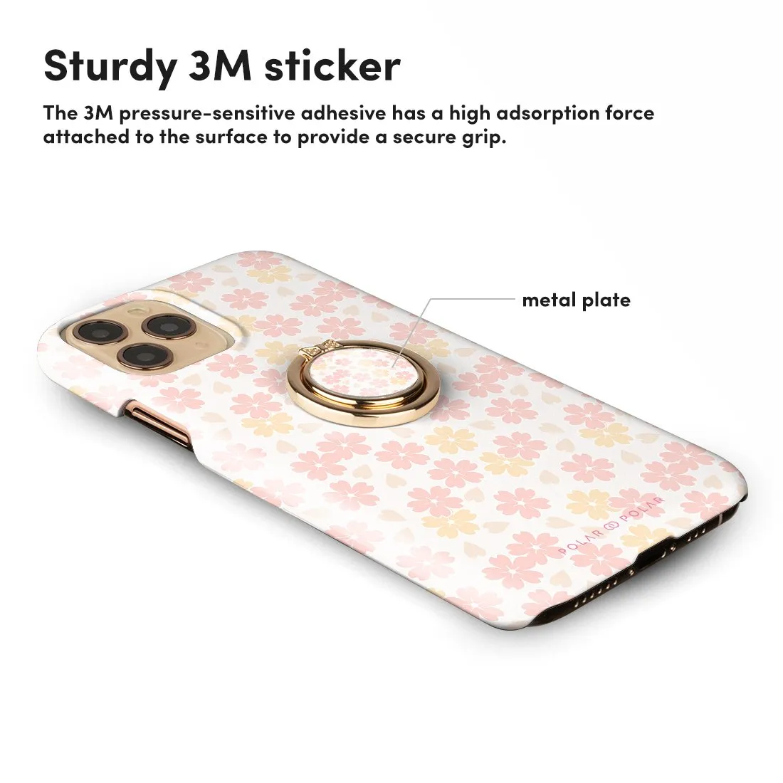 Light Pink Sakura | Phone Ring Holder  (Non-MagSafe)