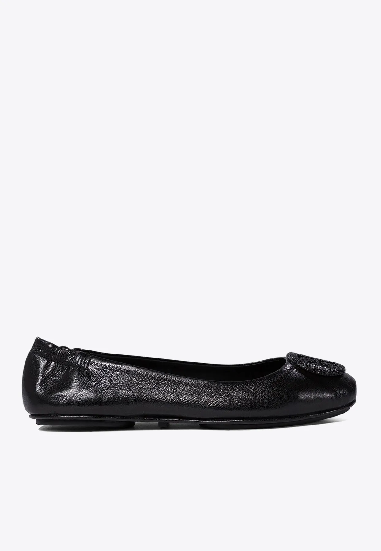 Minnie Travel Leather Ballet Flats