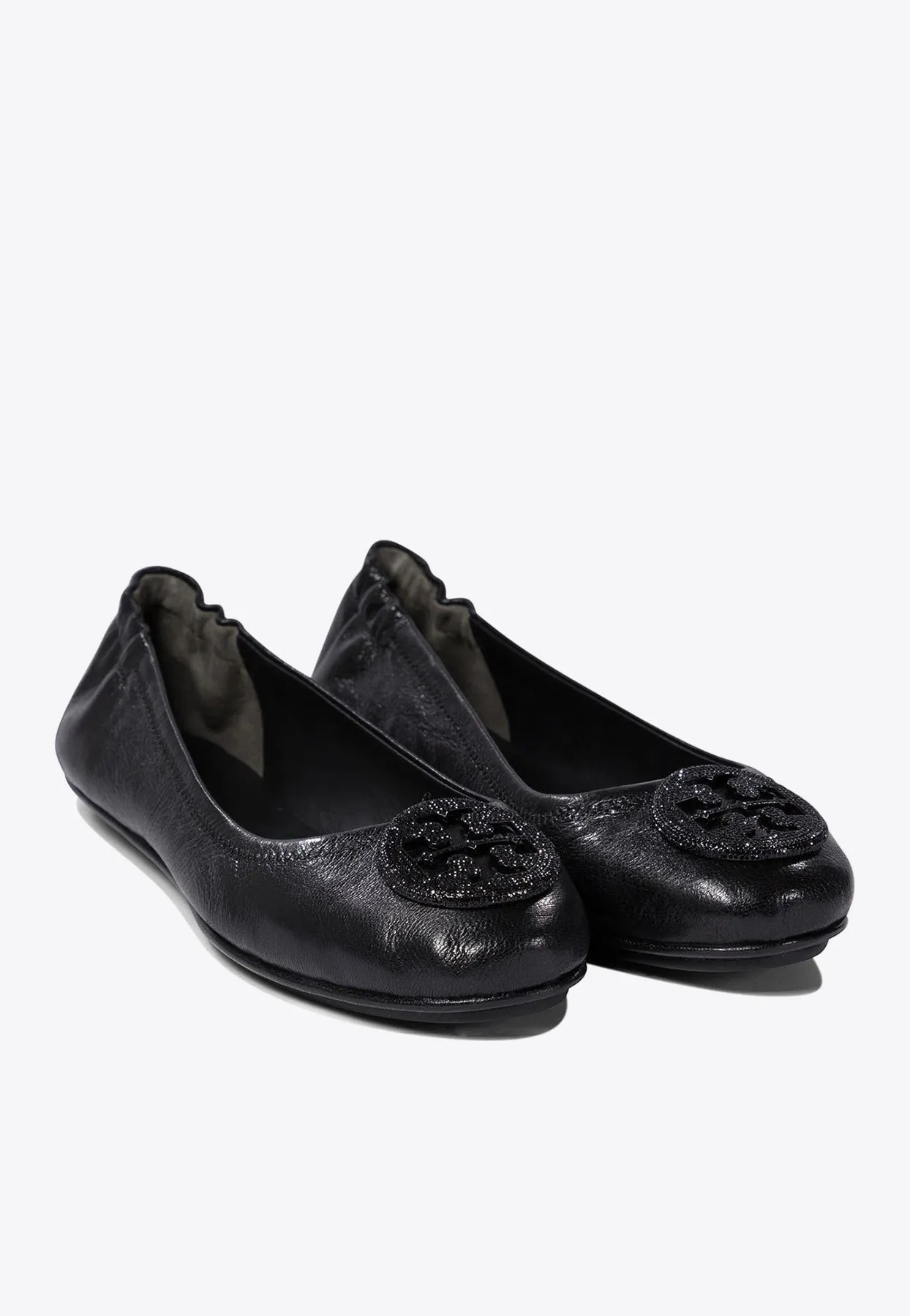 Minnie Travel Leather Ballet Flats
