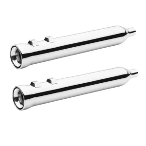 Neighbor Hater Slip On Mufflers - Chrome for 2017-2024 FL models