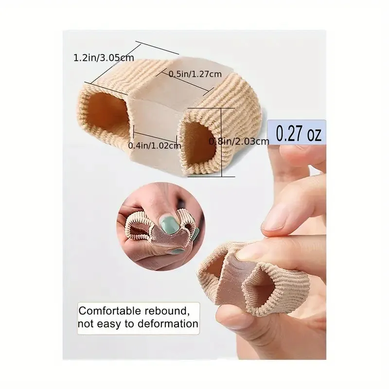 NEW 1pc Bunion Toe Separators For Overlapping Toes Women Men, Gel Toe Spacers Bunion Corrector With 2 Loops For Feet
