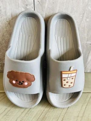 New Men's Dog Soda Slides, Grey! Sz 10.5/11! Super comfortable