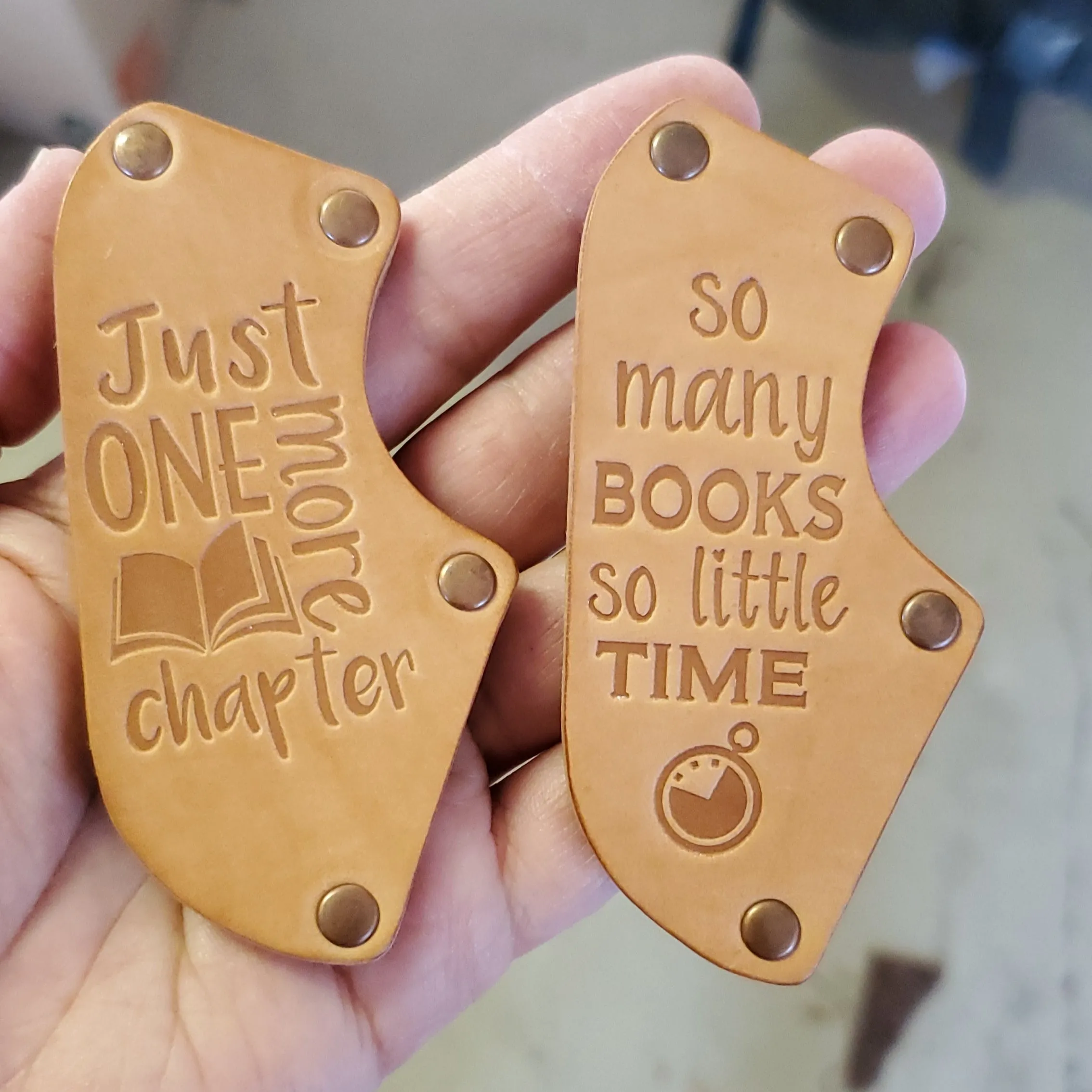 No.1 | Leather Corner Bookmark