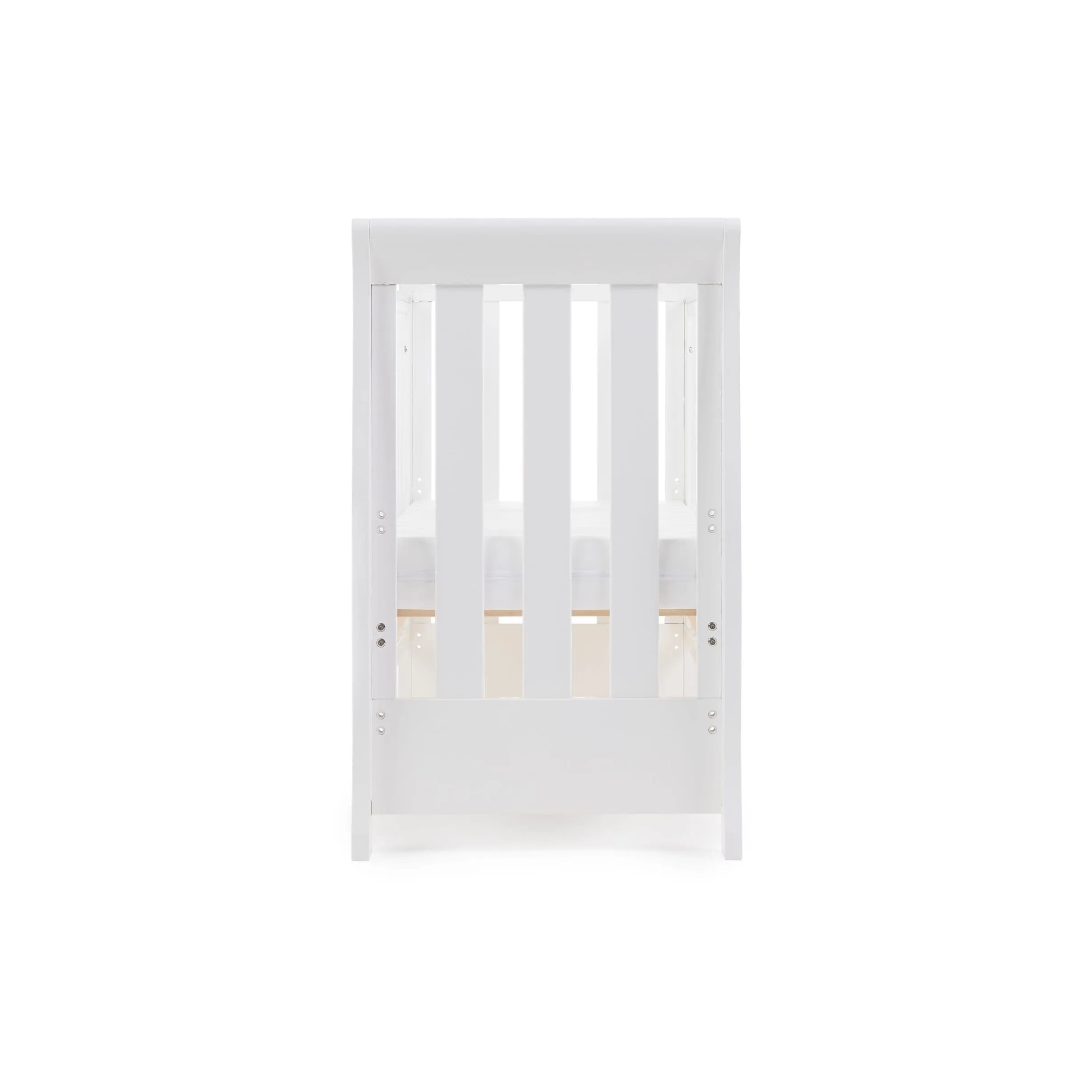Obaby Stamford Space Saver Cot - White