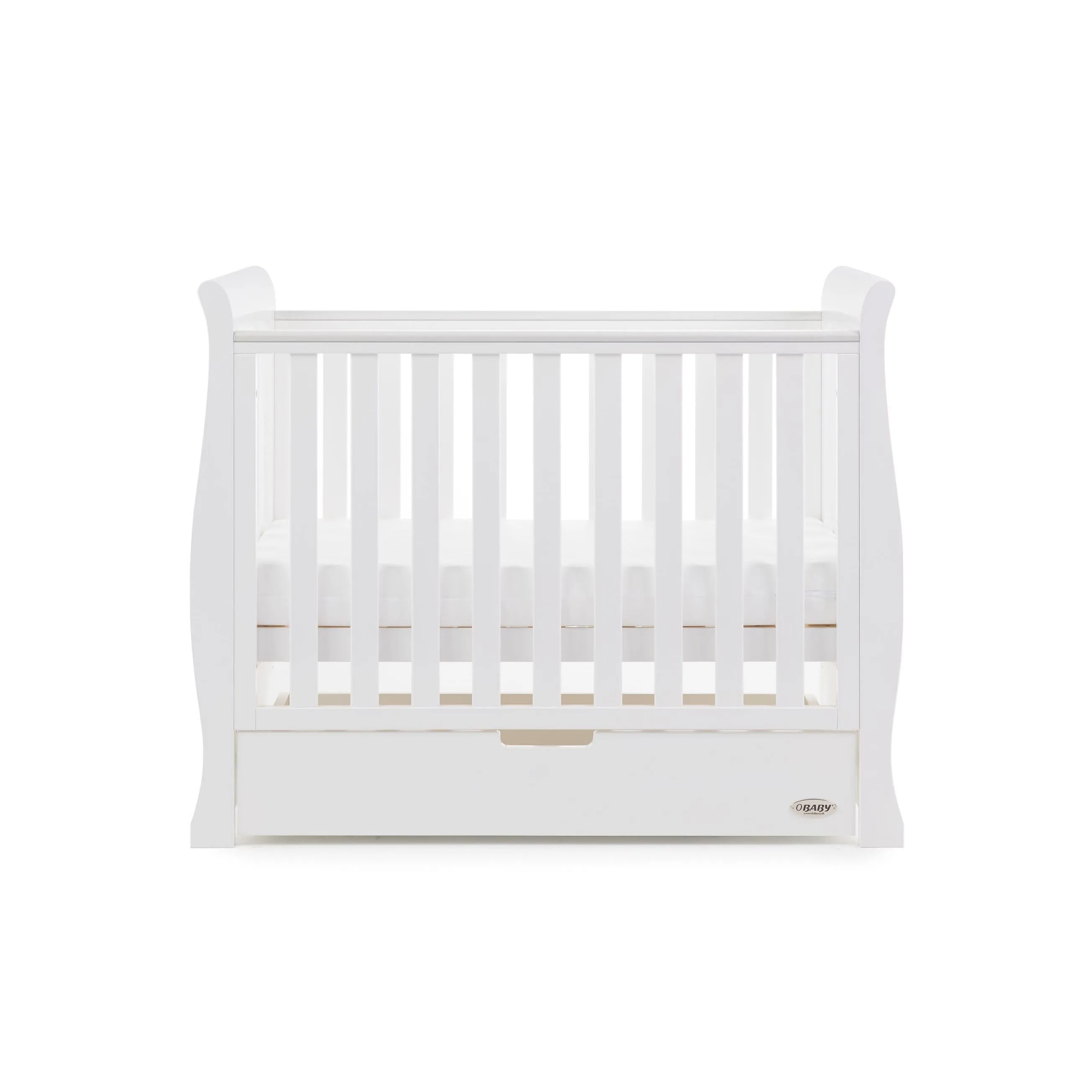 Obaby Stamford Space Saver Cot - White