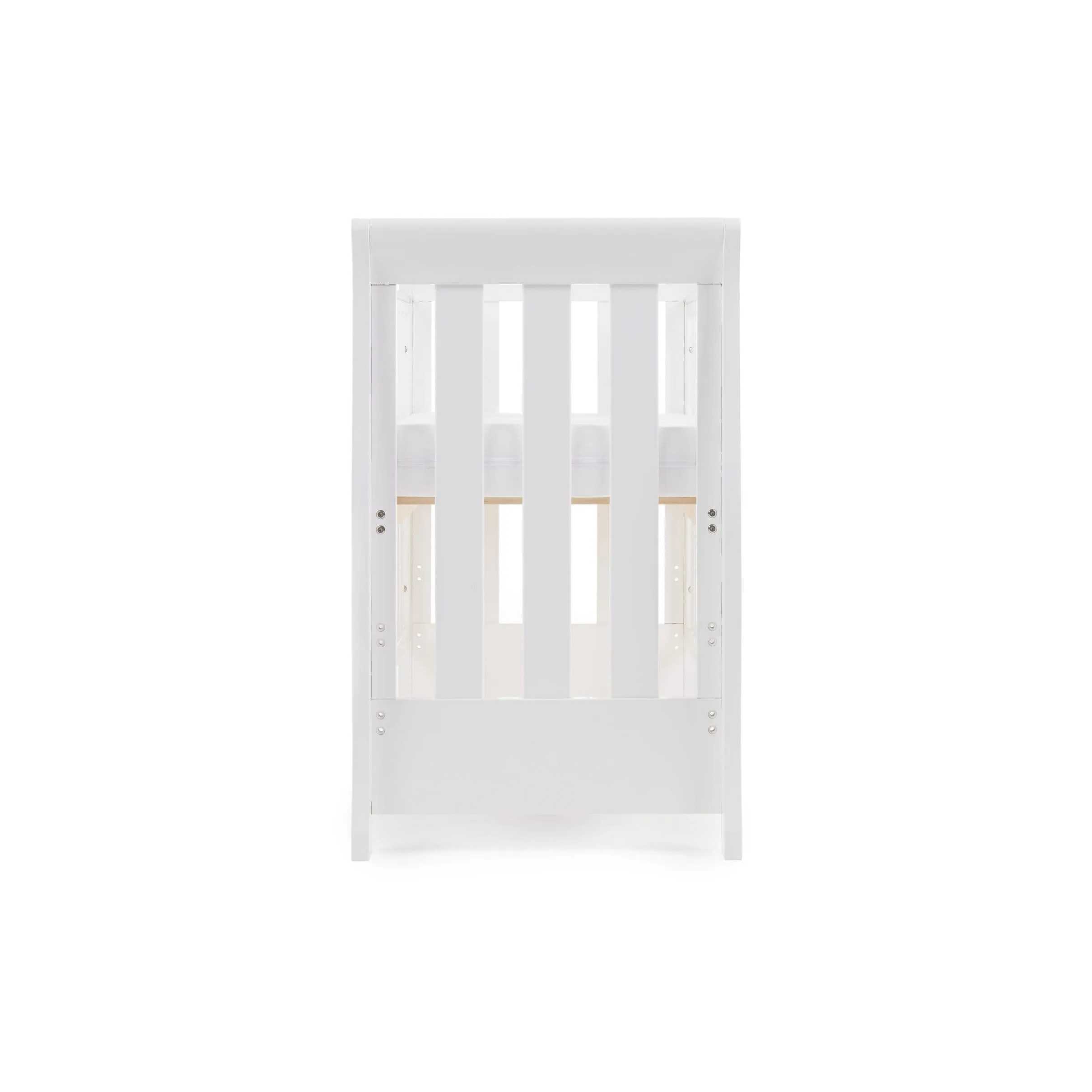 Obaby Stamford Space Saver Cot - White