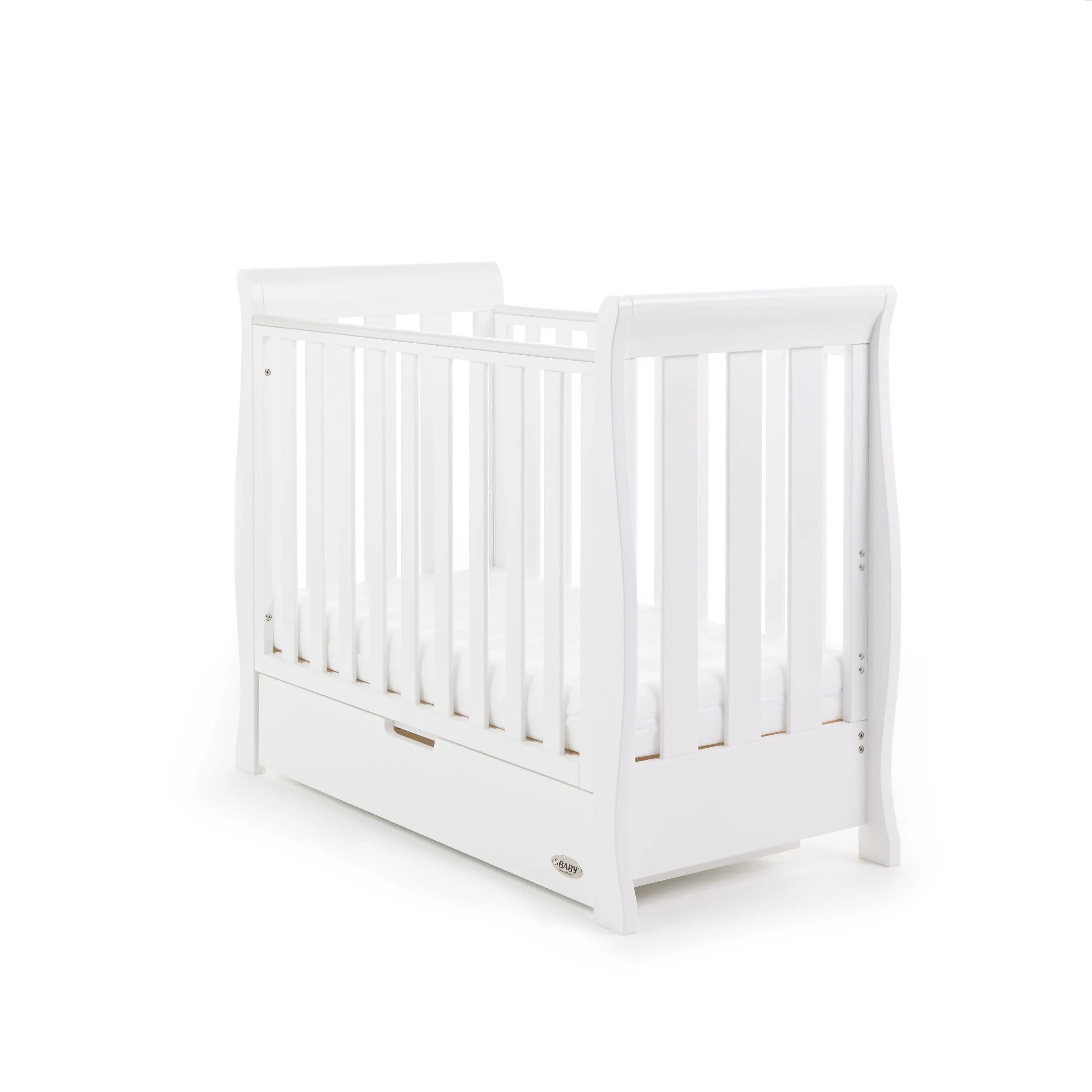Obaby Stamford Space Saver Cot - White