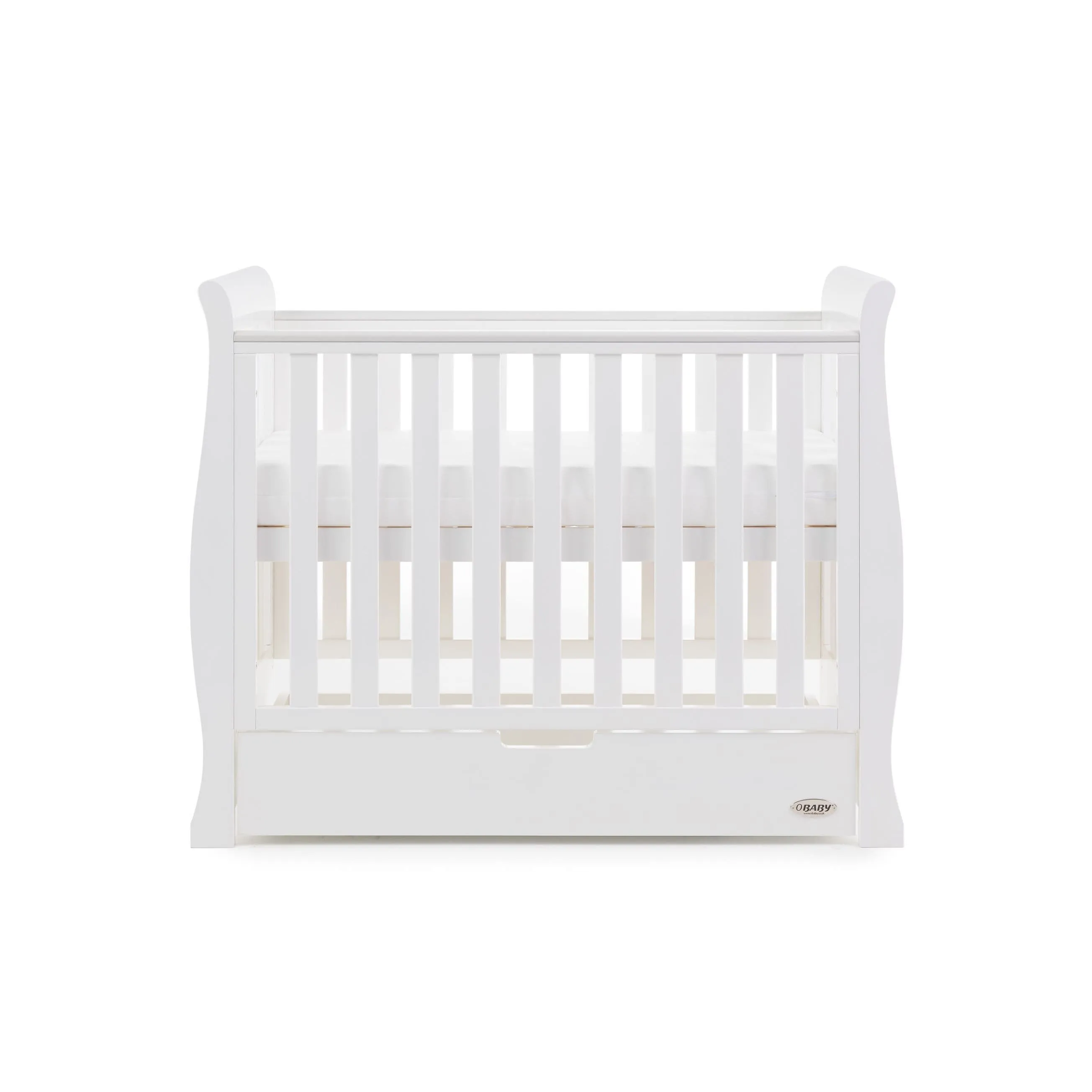 Obaby Stamford Space Saver Cot - White