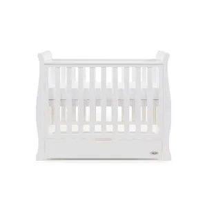 Obaby Stamford Space Saver Cot - White