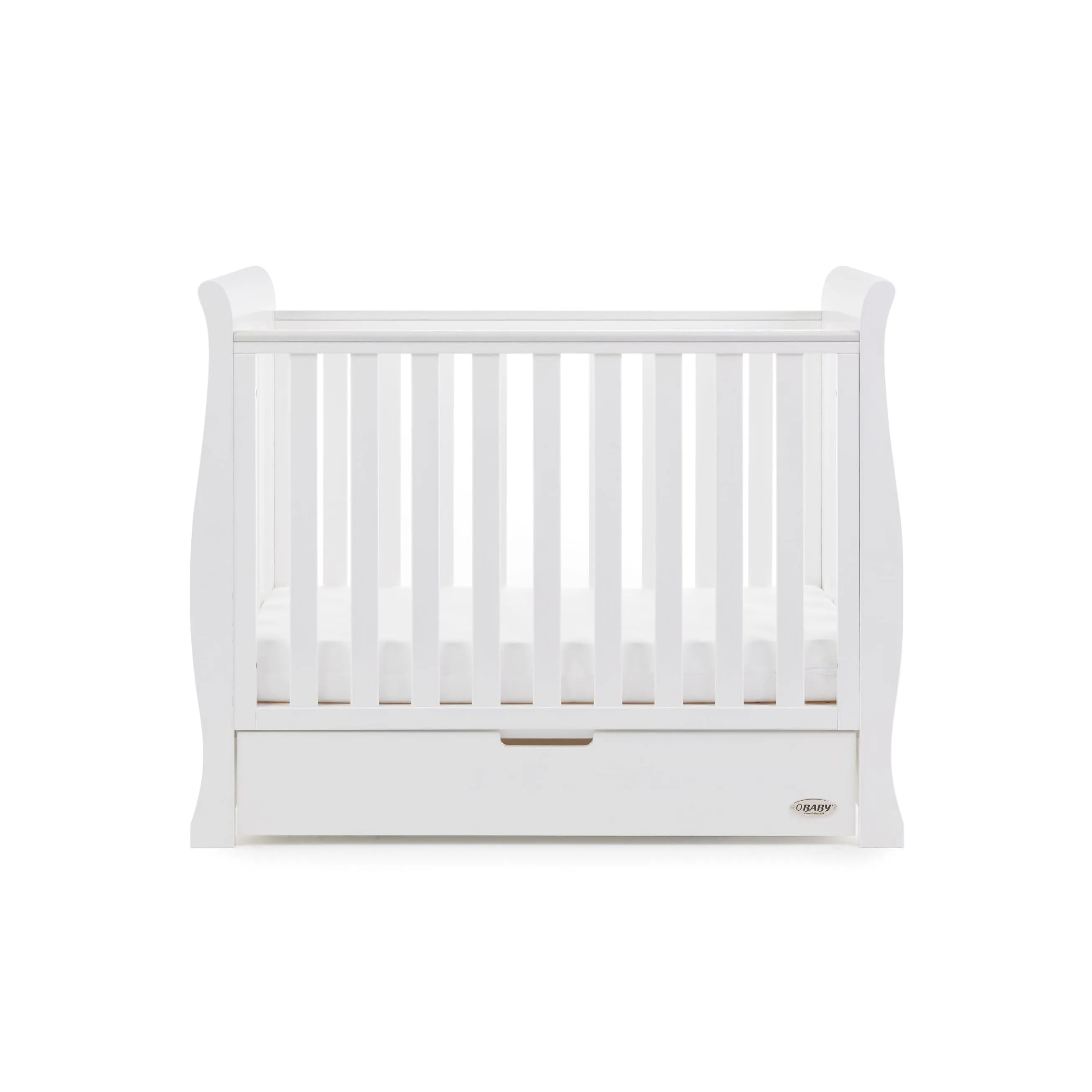 Obaby Stamford Space Saver Cot - White