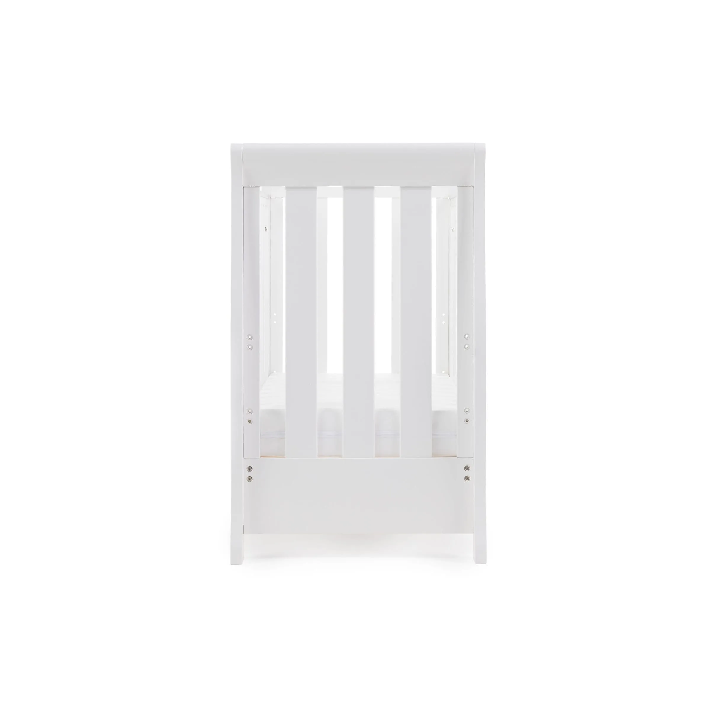 Obaby Stamford Space Saver Cot - White