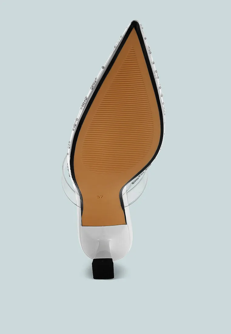 Pointed Toe Kitten Heels by RUW