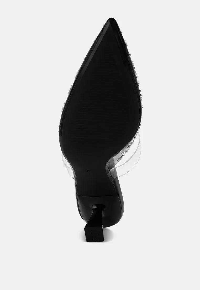 Pointed Toe Kitten Heels by RUW