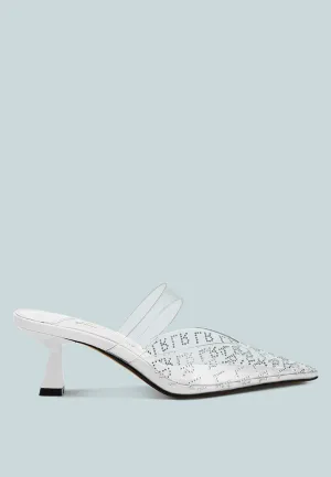 Pointed Toe Kitten Heels by RUW