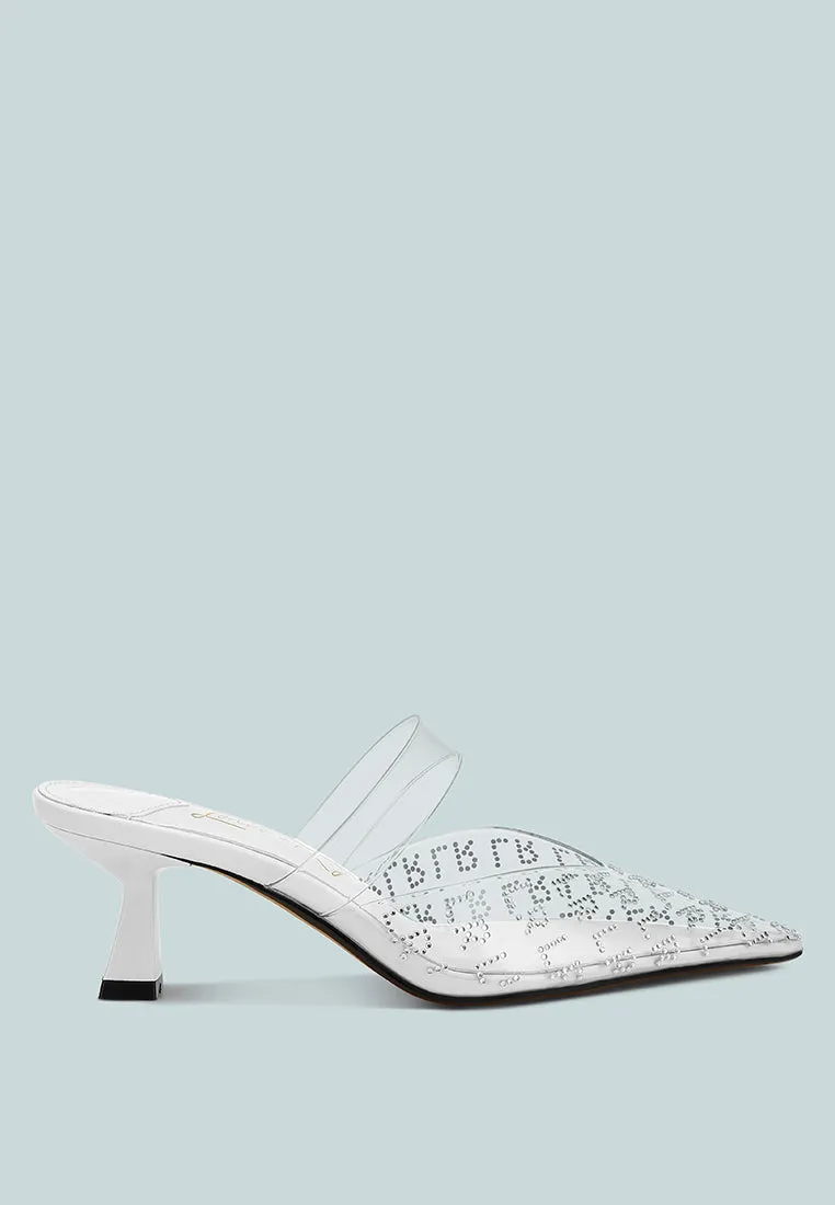Pointed Toe Kitten Heels by RUW