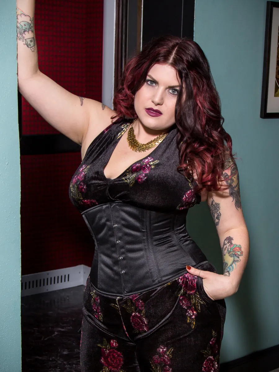 Satin Romantic Curve Standard Underbust Corset : CS-411