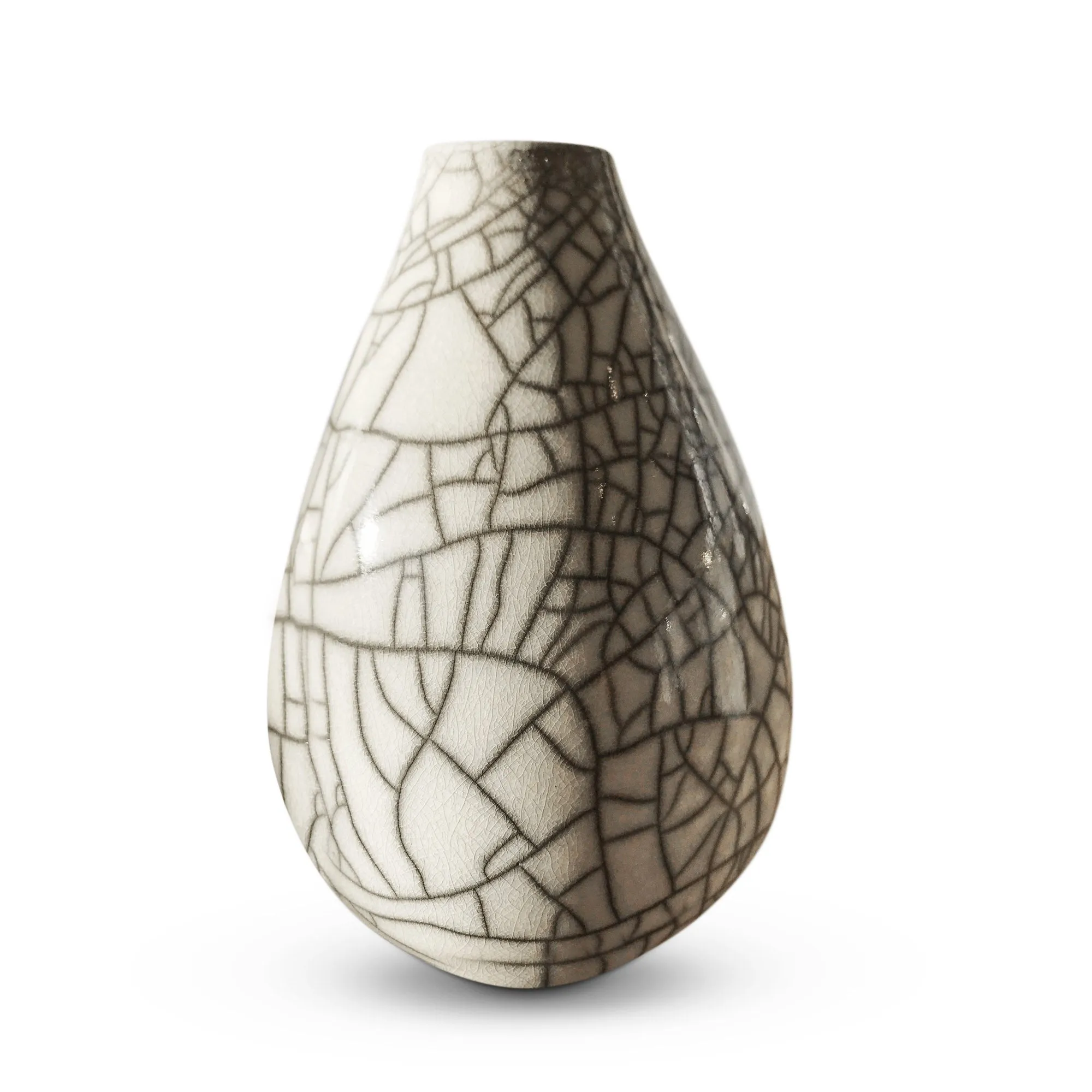 Shiny Craquele Vase