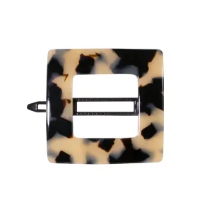 Square Light Tortoiseshell Hair Clip