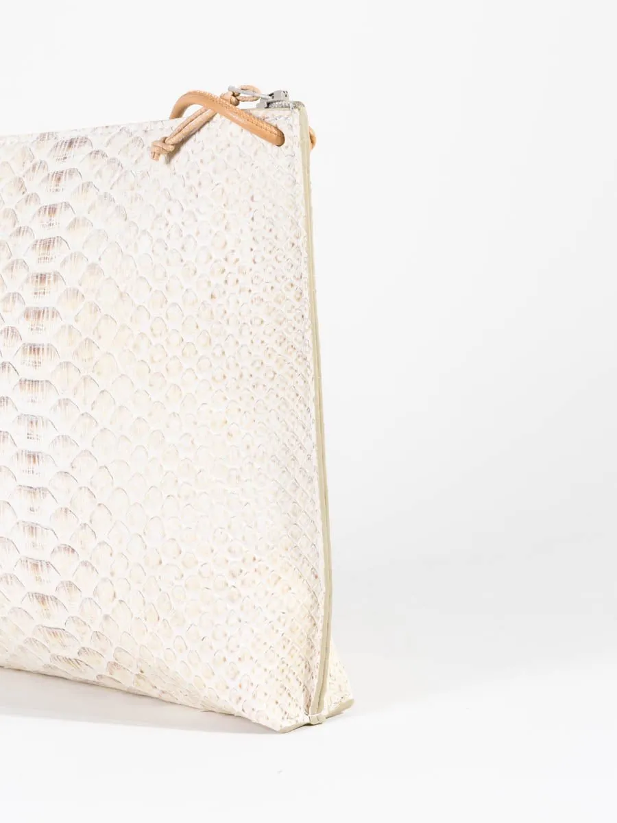 strappy pouch - kalahari python