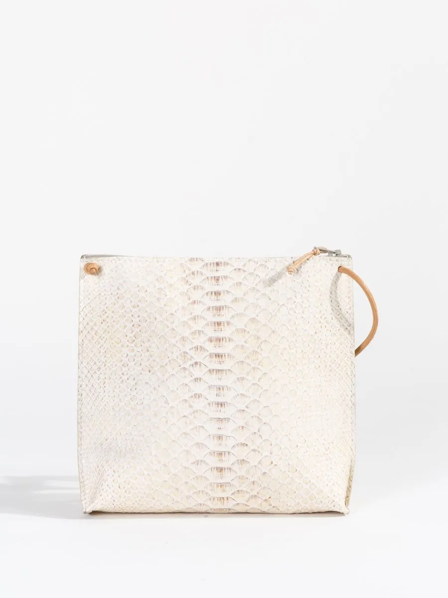 strappy pouch - kalahari python