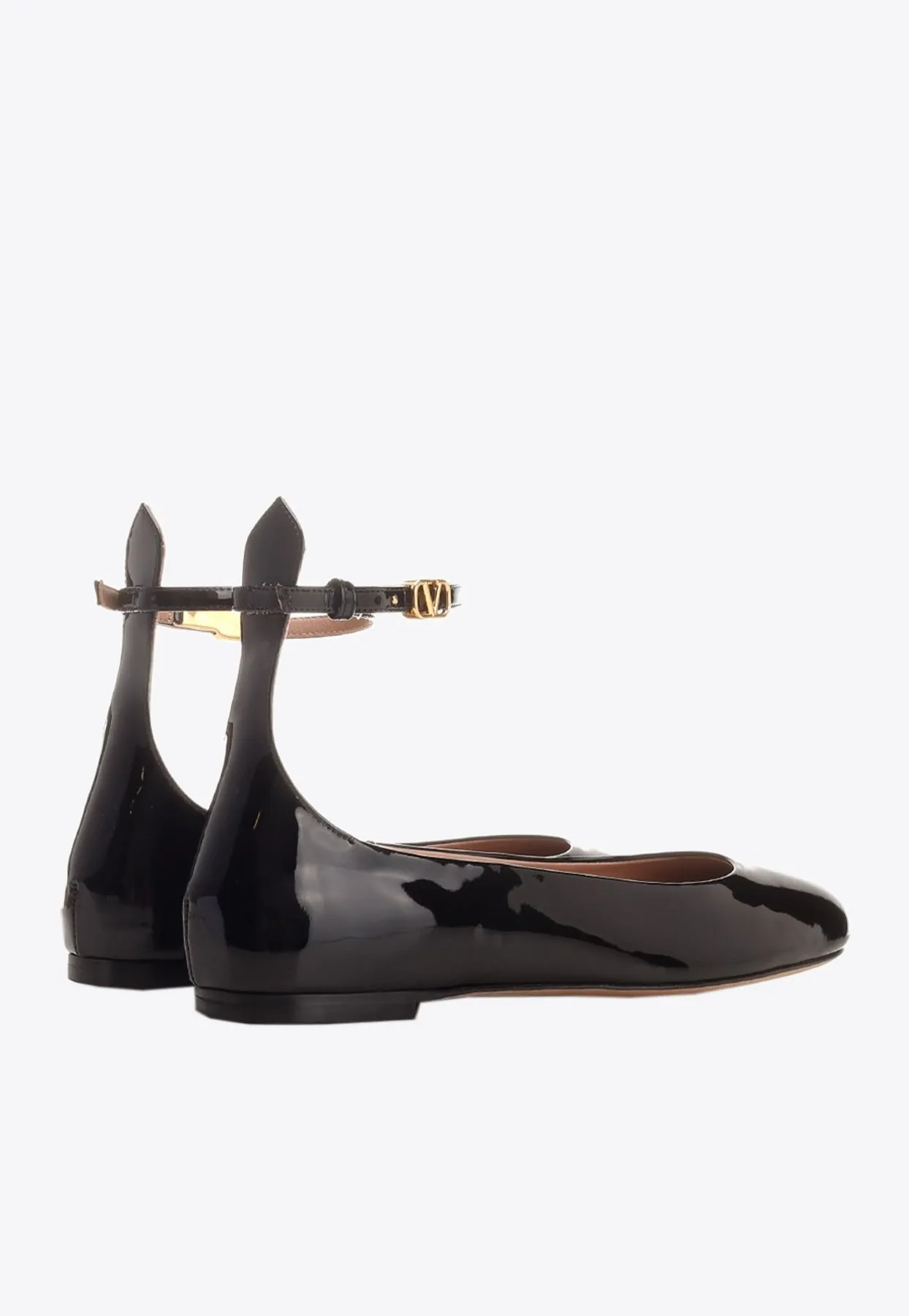 Tan-Go Ballet Flats in Patent Leather