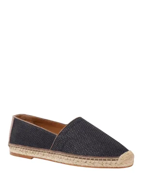 Techno Raffia Espadrilles in Black and Bisonte