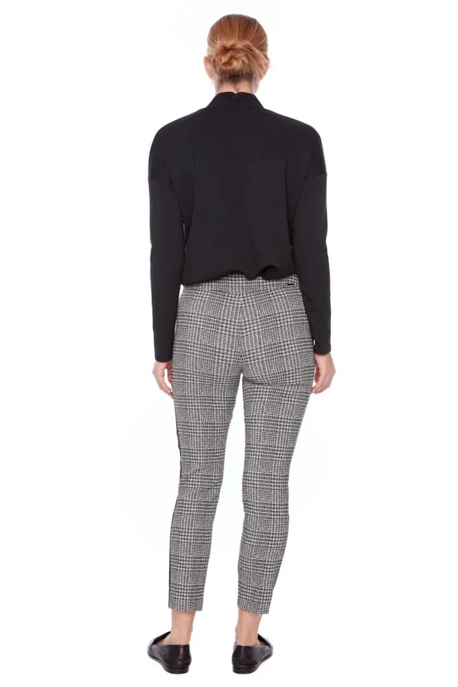 Up - Greta Arctic Plaid Techno Ankle Pants