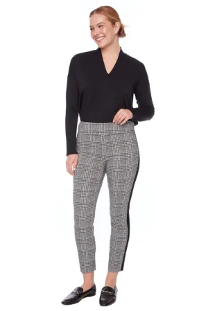 Up - Greta Arctic Plaid Techno Ankle Pants