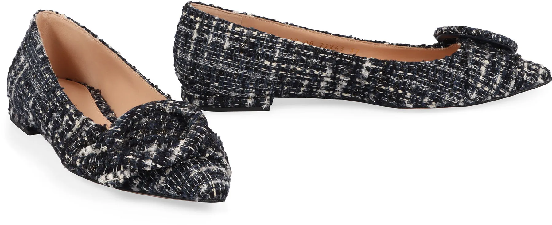 Venezia fabric ballet flats